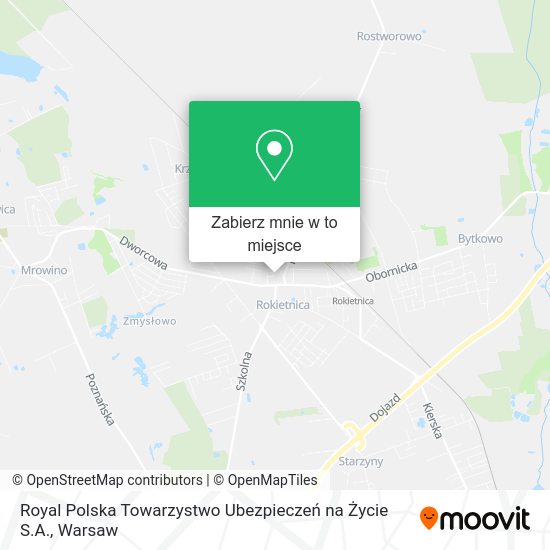 Mapa Royal Polska Towarzystwo Ubezpieczeń na Życie S.A.