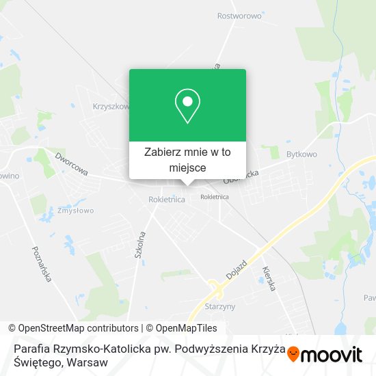 Mapa Parafia Rzymsko-Katolicka pw. Podwyższenia Krzyża Świętego