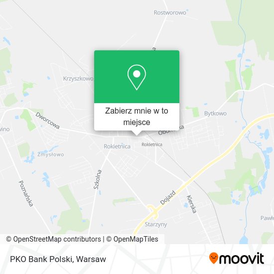 Mapa PKO Bank Polski