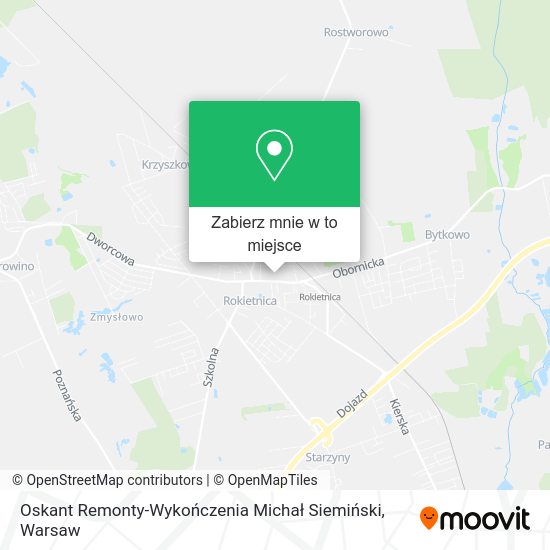 Mapa Oskant Remonty-Wykończenia Michał Siemiński