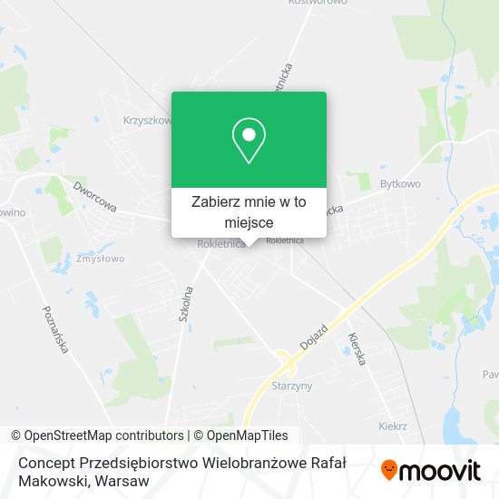 Mapa Concept Przedsiębiorstwo Wielobranżowe Rafał Makowski