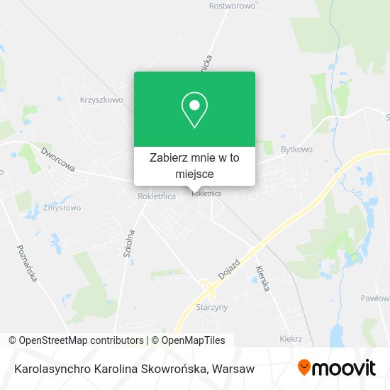 Mapa Karolasynchro Karolina Skowrońska