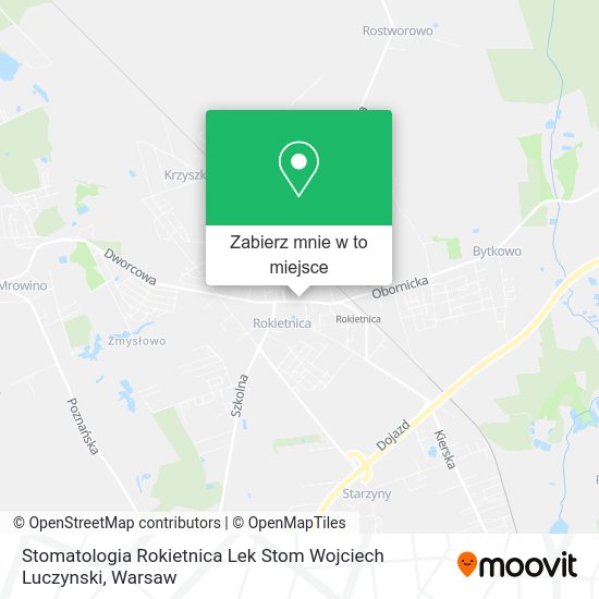 Mapa Stomatologia Rokietnica Lek Stom Wojciech Luczynski