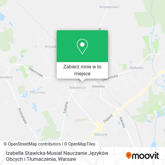 Mapa Izabella Stawicka-Musiał Nauczanie Języków Obcych i Tłumaczenia