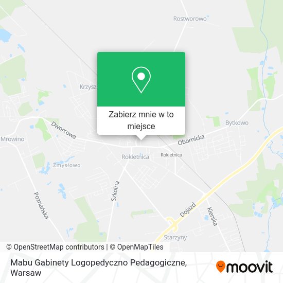 Mapa Mabu Gabinety Logopedyczno Pedagogiczne