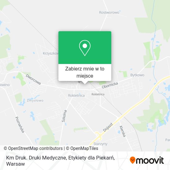 Mapa Km Druk. Druki Medyczne, Etykiety dla Piekarń