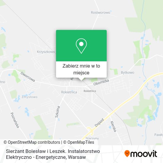 Mapa Sierżant Bolesław i Leszek. Instalatorstwo Elektryczno - Energetyczne