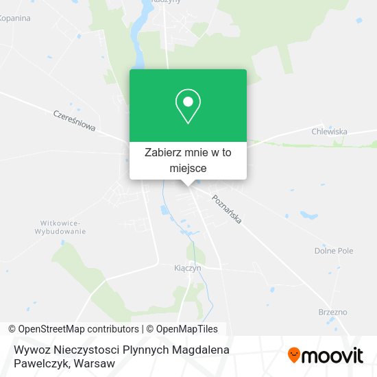 Mapa Wywoz Nieczystosci Plynnych Magdalena Pawelczyk