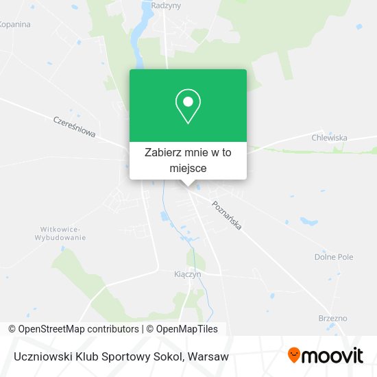 Mapa Uczniowski Klub Sportowy Sokol