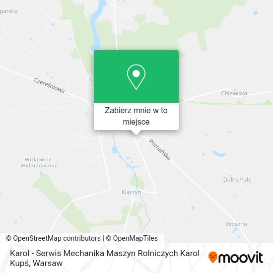 Mapa Karol - Serwis Mechanika Maszyn Rolniczych Karol Kupś