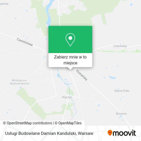 Mapa Usługi Budowlane Damian Kandulski