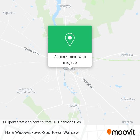 Mapa Hala Widowiskowo-Sportowa