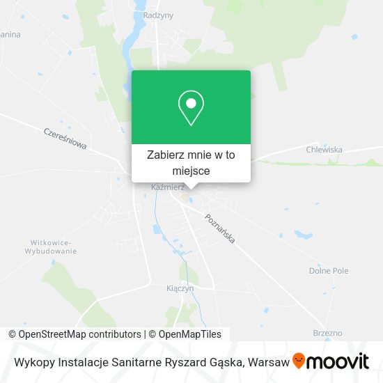 Mapa Wykopy Instalacje Sanitarne Ryszard Gąska