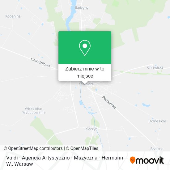 Mapa Valdi - Agencja Artystyczno - Muzyczna - Hermann W.