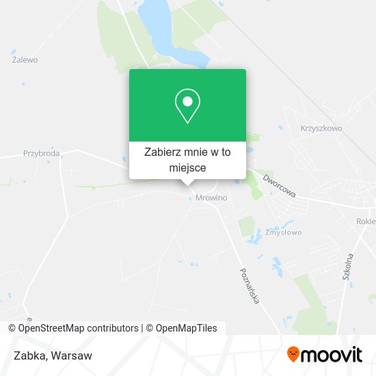 Mapa Zabka