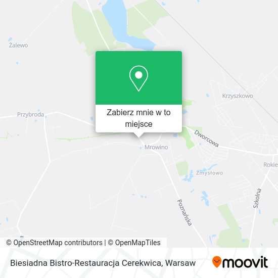 Mapa Biesiadna Bistro-Restauracja Cerekwica