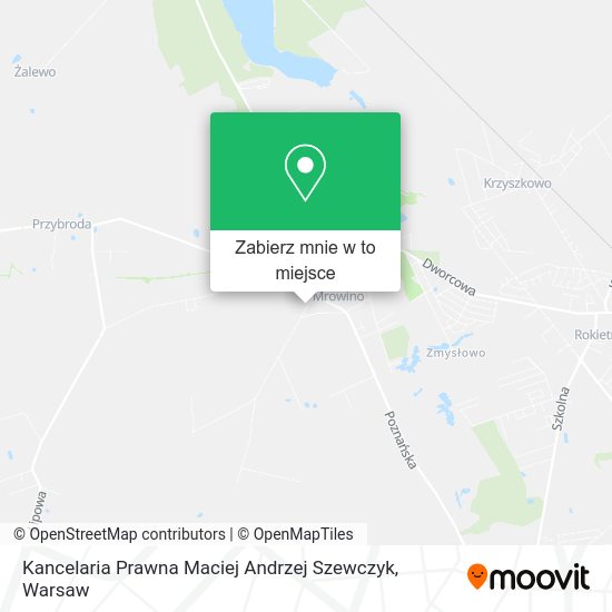 Mapa Kancelaria Prawna Maciej Andrzej Szewczyk