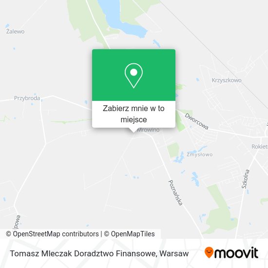 Mapa Tomasz Mleczak Doradztwo Finansowe