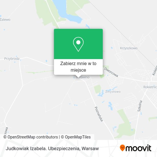 Mapa Judkowiak Izabela. Ubezpieczenia