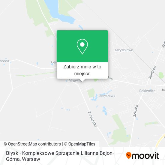 Mapa Błysk - Kompleksowe Sprzątanie Lilianna Bajon-Górna