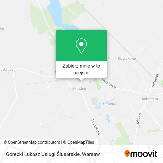 Mapa Górecki Łukasz Usługi Ślusarskie