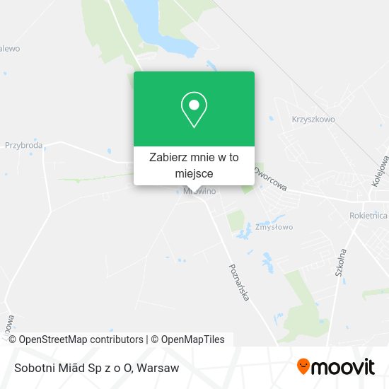 Mapa Sobotni Miãd Sp z o O