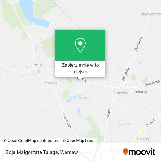 Mapa Zoja Małgorzata Talaga