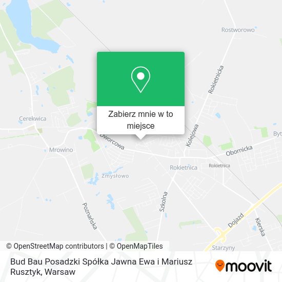 Mapa Bud Bau Posadzki Spółka Jawna Ewa i Mariusz Rusztyk