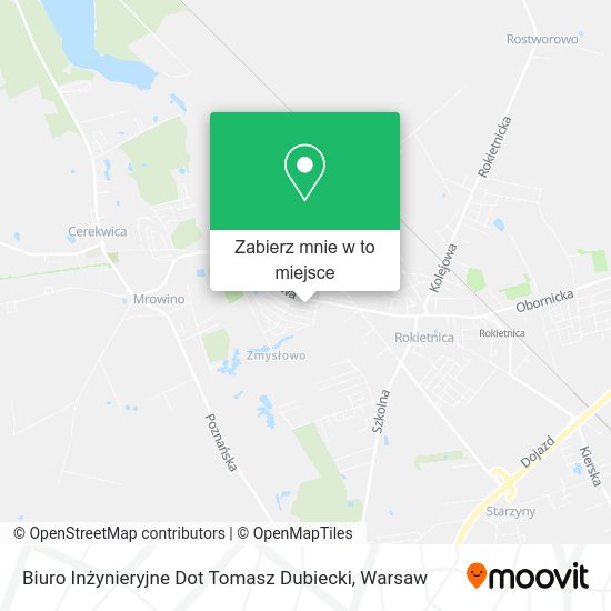 Mapa Biuro Inżynieryjne Dot Tomasz Dubiecki