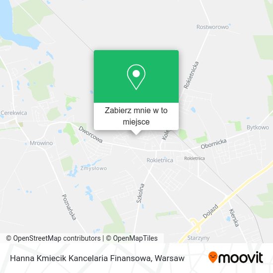 Mapa Hanna Kmiecik Kancelaria Finansowa