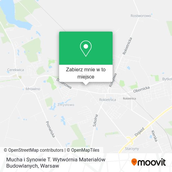 Mapa Mucha i Synowie T. Wytwórnia Materiałów Budowlanych