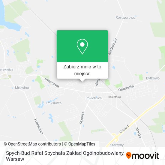 Mapa Spych-Bud Rafał Spychała Zakład Ogólnobudowlany