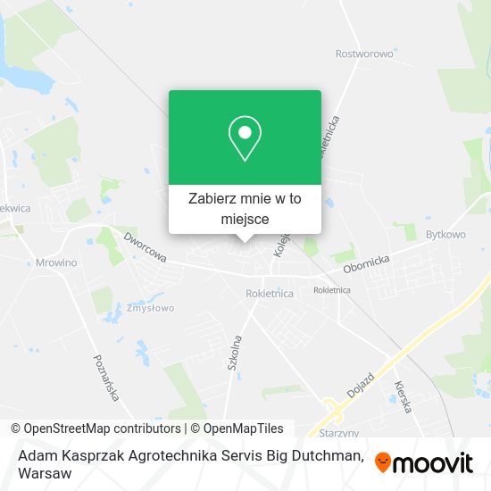 Mapa Adam Kasprzak Agrotechnika Servis Big Dutchman