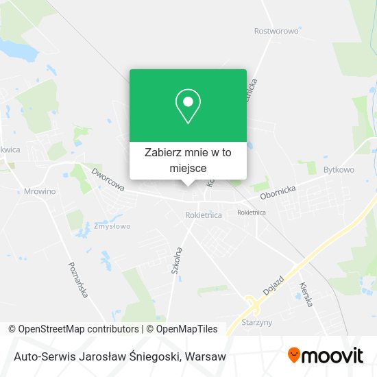 Mapa Auto-Serwis Jarosław Śniegoski