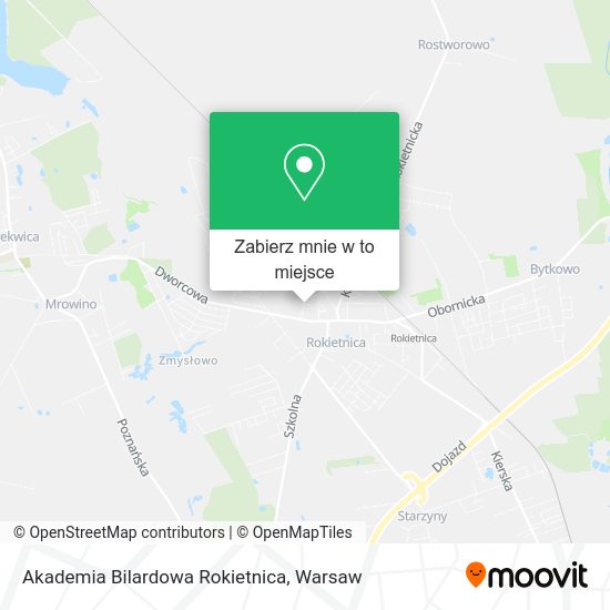 Mapa Akademia Bilardowa Rokietnica