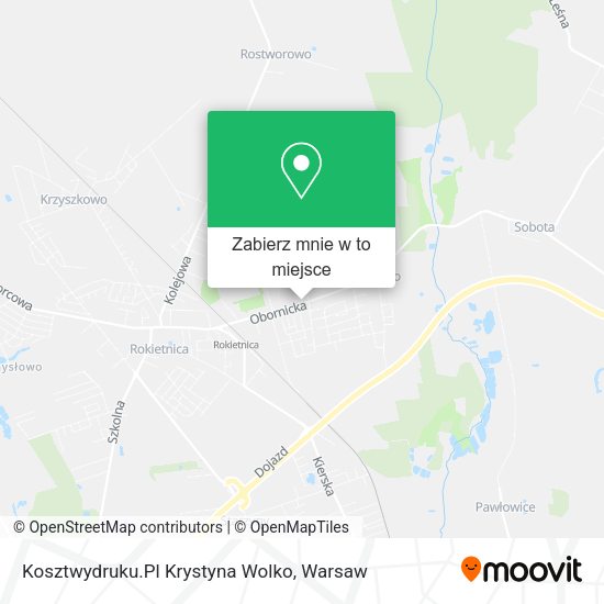 Mapa Kosztwydruku.Pl Krystyna Wolko