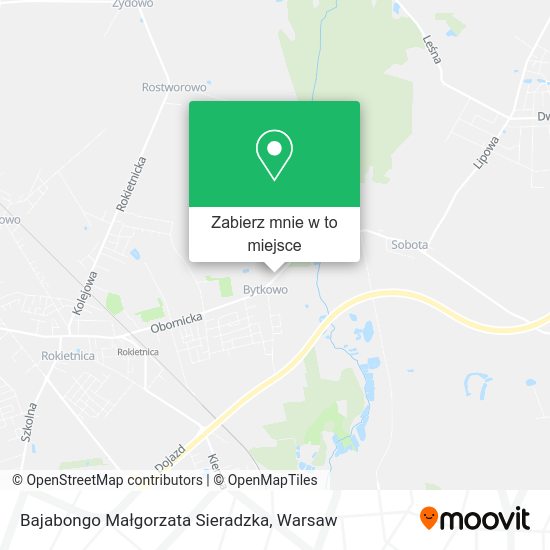 Mapa Bajabongo Małgorzata Sieradzka