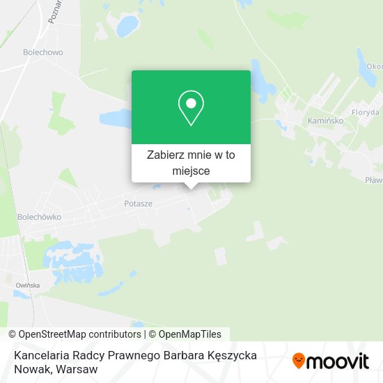 Mapa Kancelaria Radcy Prawnego Barbara Kęszycka Nowak