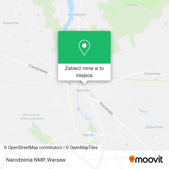 Mapa Narodzenia NMP