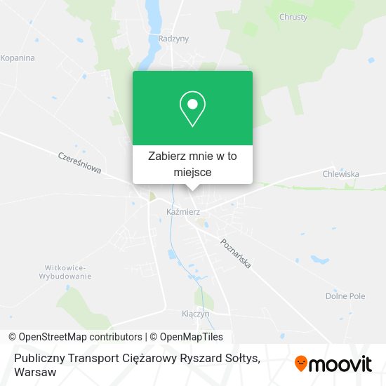 Mapa Publiczny Transport Ciężarowy Ryszard Sołtys