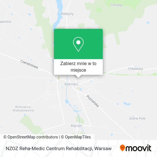 Mapa NZOZ Reha-Medic Centrum Rehabilitacji