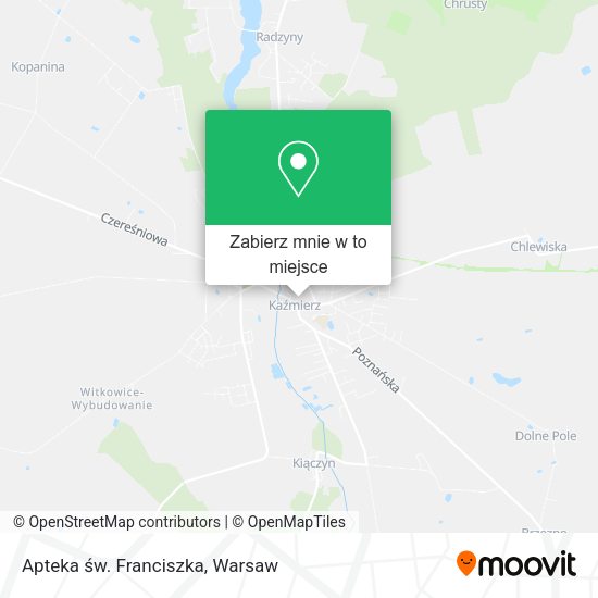 Mapa Apteka św. Franciszka