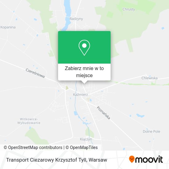 Mapa Transport Ciezarowy Krzysztof Tyll