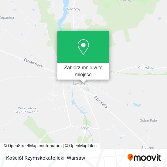 Mapa Kościół Rzymskokatolicki