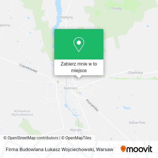 Mapa Firma Budowlana Łukasz Wojciechowski