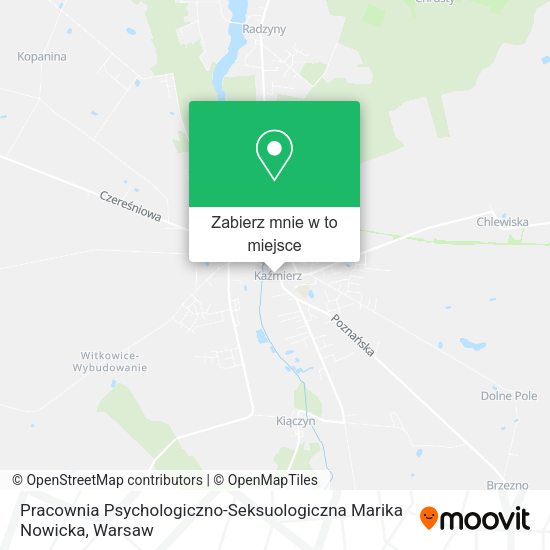 Mapa Pracownia Psychologiczno-Seksuologiczna Marika Nowicka