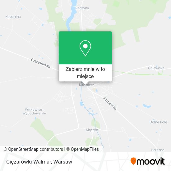 Mapa Ciężarówki Walmar