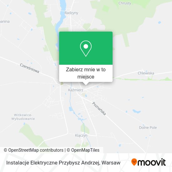 Mapa Instalacje Elektryczne Przybysz Andrzej