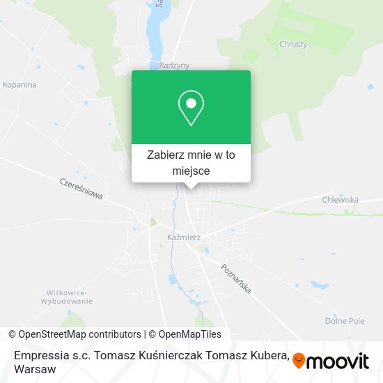 Mapa Empressia s.c. Tomasz Kuśnierczak Tomasz Kubera