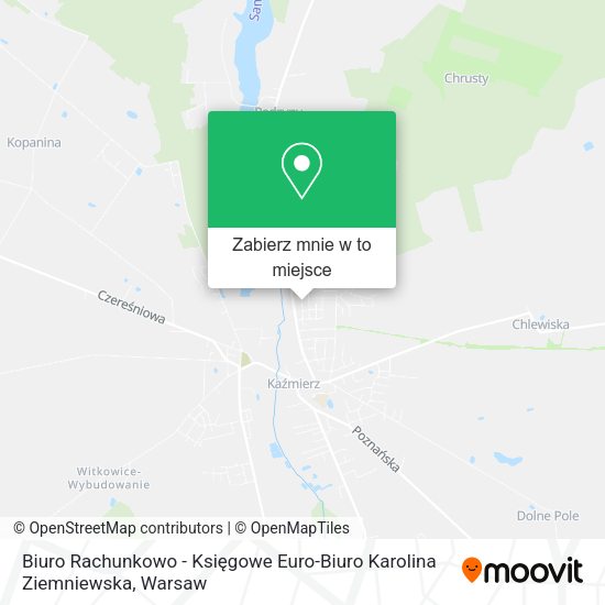 Mapa Biuro Rachunkowo - Księgowe Euro-Biuro Karolina Ziemniewska